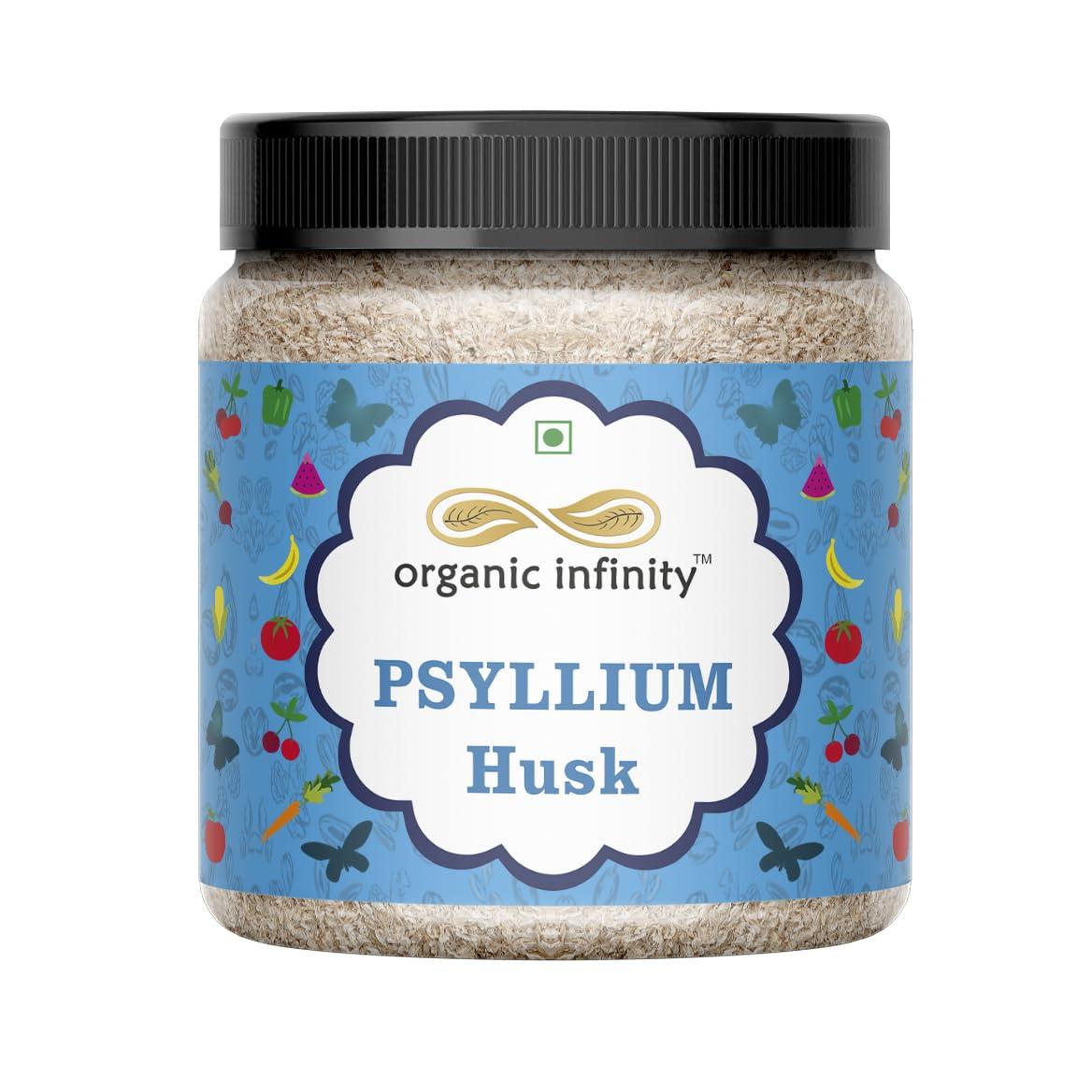 organic infinity Organic Infinity Psyllium Husk/Isabgol Husk (Sat - Isabgol) Fibre Support - 500 Gm By Organic Infinity - Powder