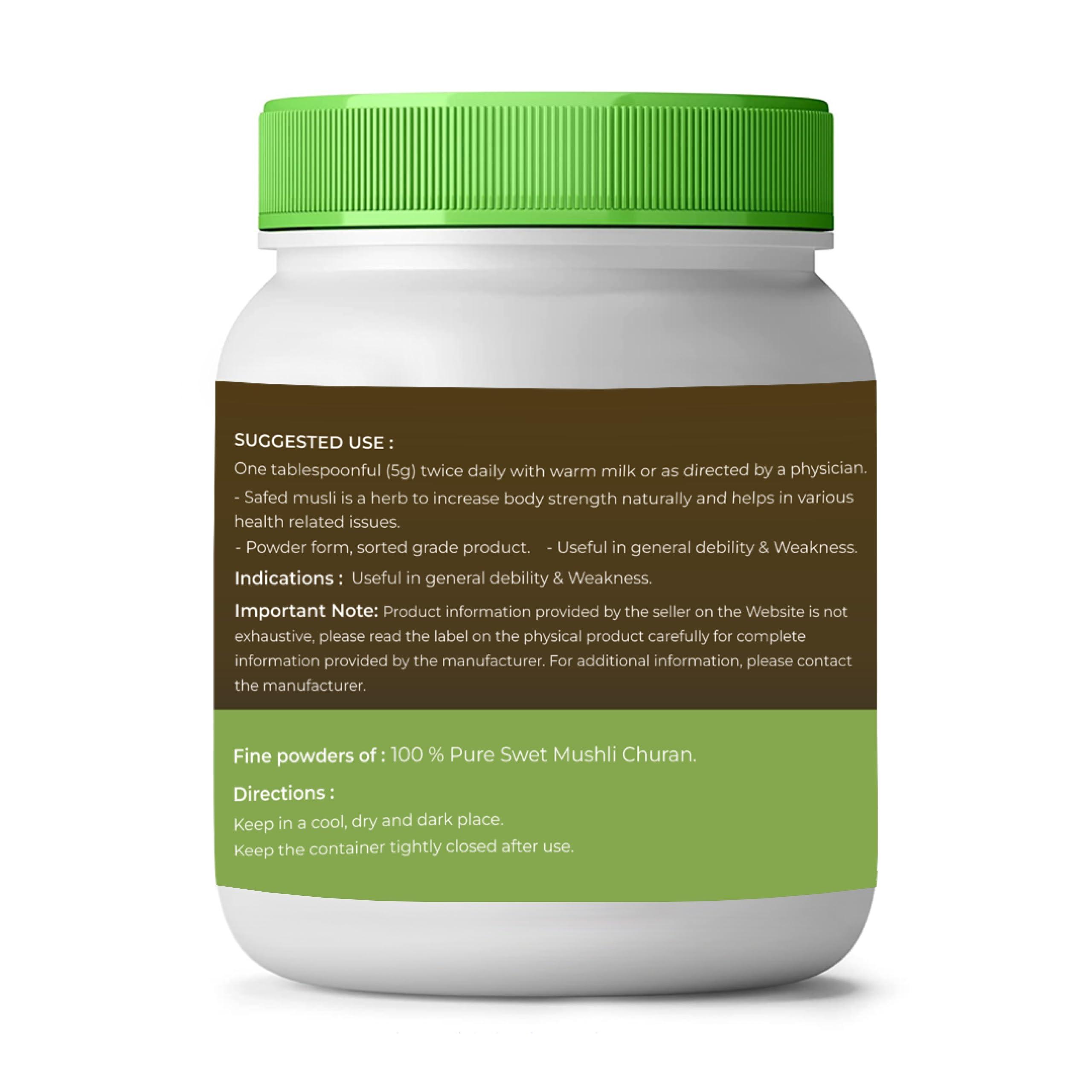 VEDCAREPLUS Vedcareplus Swet Mushli Churna, 200gm