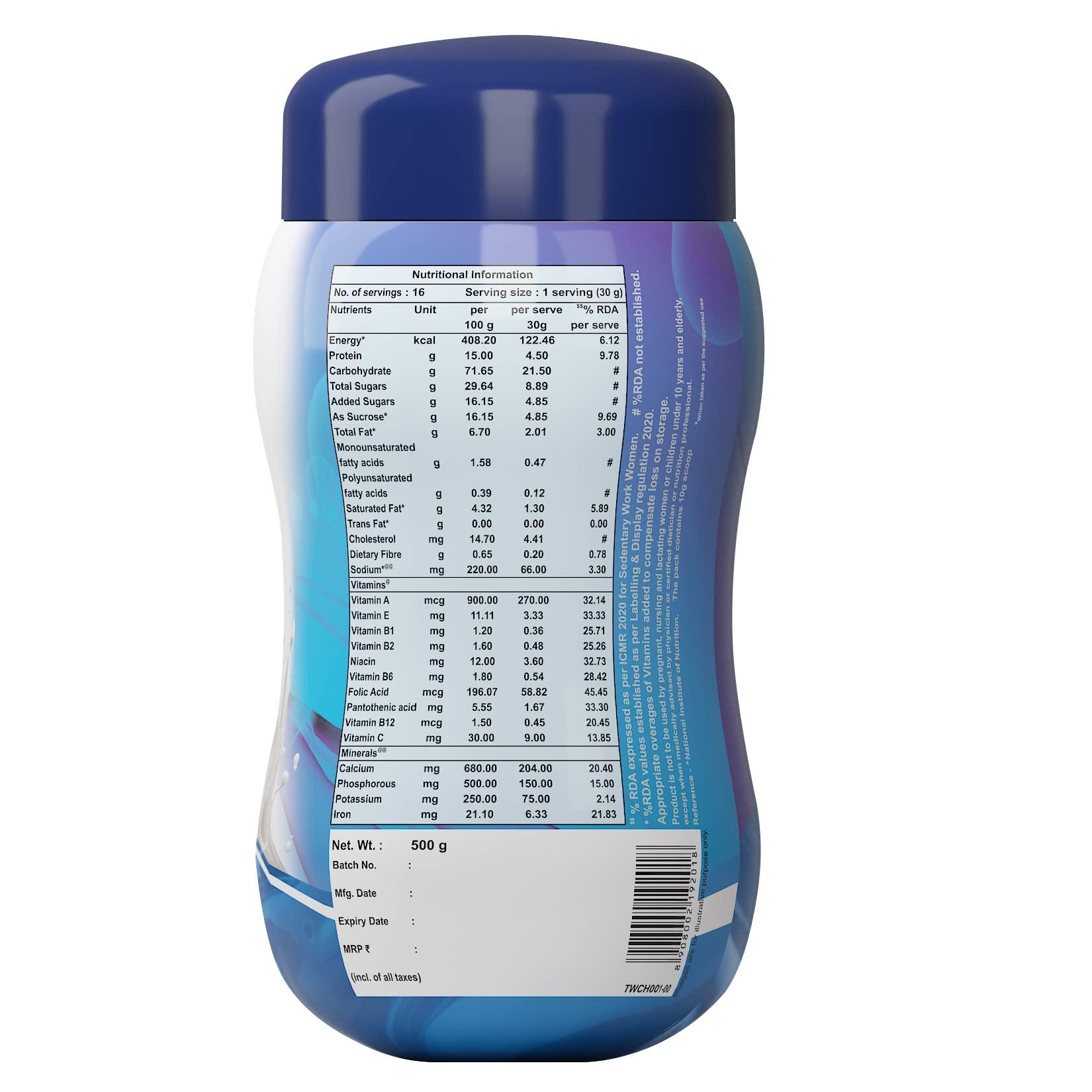 Endura Endura Mass Weight Gainer 500 G Vanilla Flavour | Ideal For Children Above 10 Years, Men, Women & Athletes. (Vanilla) - Powder