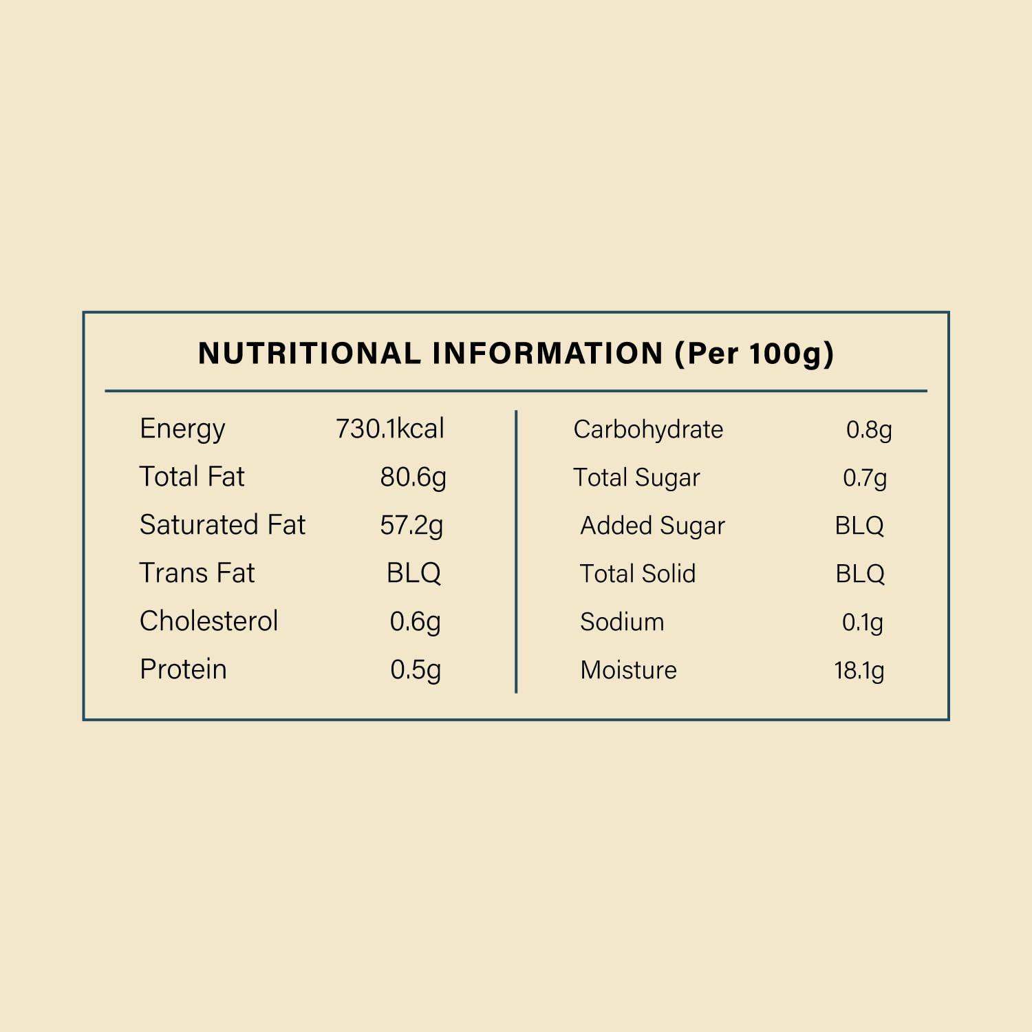 Courtyard farms private limited Highland Farms A2 Cow Milk Yellow Salted Butter |Traditional Method of Butter Making | Free Range Cow Milk | No Preservatives | 200gm