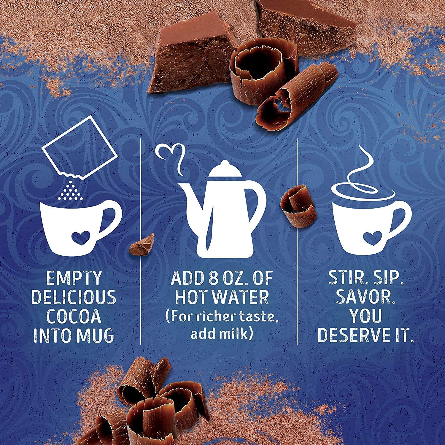 Swiss Miss Swiss Miss Dark Chocolate 3 in 1 Hot Cocoa Mix 283gm