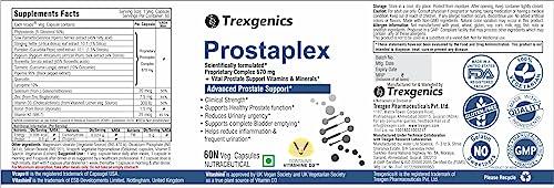 Trexgenics Trexgenics® PROSTAPLEX Advanced Prostate Health function support formula (60 Vcaps) (1)