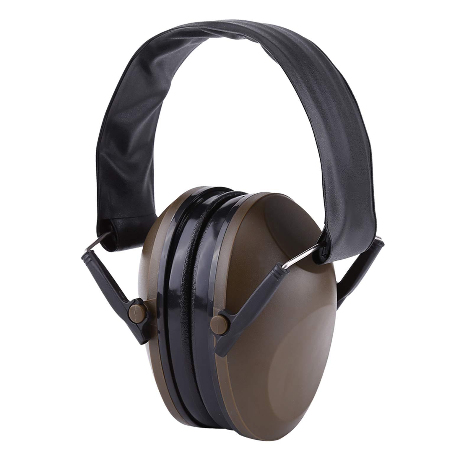 CURLIN Ear Muffs, Soundproof Ear Defenders Noise Reduction for Working(Green)