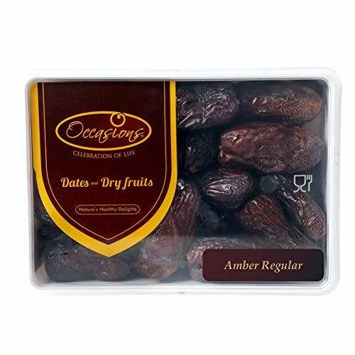 Occasions Occasions Amber Khajur (Saudi Arabia ) Premium Sized Dates - 500 g