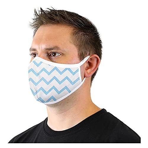 Linenaffairs Pure Muslin Cloth Mask Washable Fabric Reusable Light Weight & Comfortable Multi Printed 4 layer Men and Women (Assorted Designs, Pack of 50)