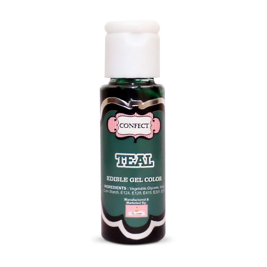 Confect Confect Edible Food Gel Color for Icing & Cake Decoration Teal 20 GMS