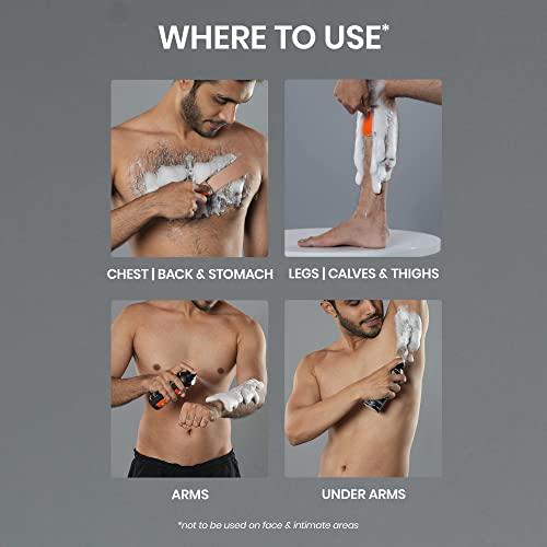 Bombay Shaving Company Bombay Shaving Company Hair Removal Spray for Men | Painless & Irritation Free Spray (200 ml) | For Chest, Arms, Underarms & Legs | Pleasant Smell |Hair Removal Cream Spray