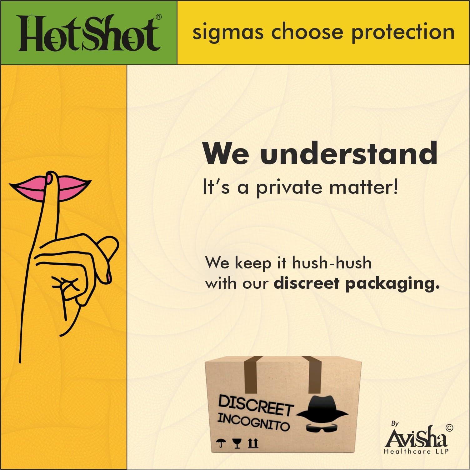 HOT SHOT HOT SHOT Banana Flavored Condom for Men -10 Count