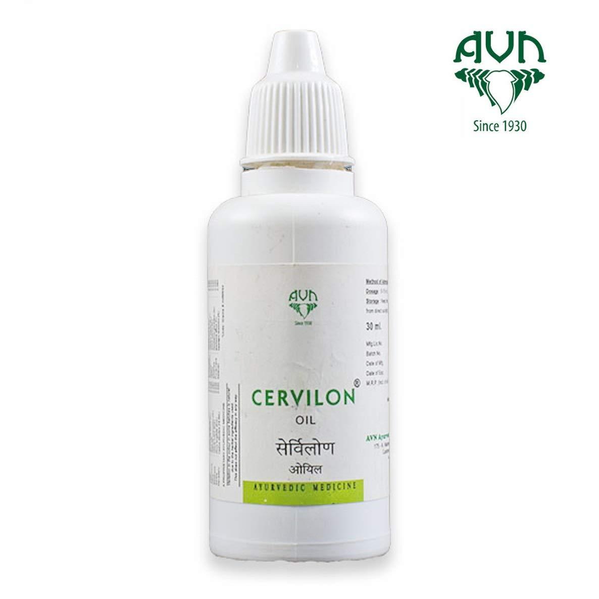 AVN AVN Cervilon Oil - A Proprietary Ayurvedic Oil for Cervical Spondylosis, Numbness of Hand and Giddiness (30 ml)