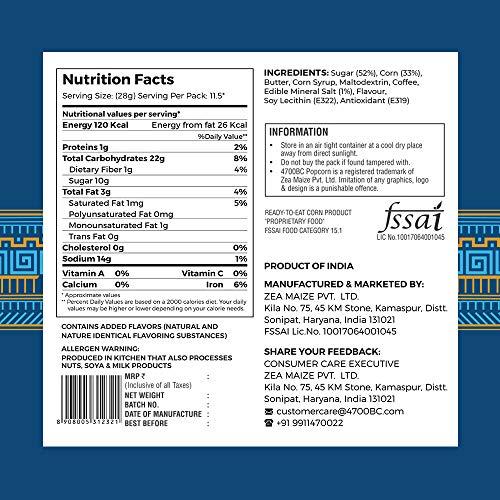 4700BC 4700BC Himalayan Salt Caramel Popcorn, Tin, 125g