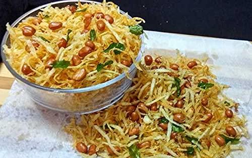 Shridhar snack Shridhar snack -Aloo lachha namkeen ( Crunchy Potato Sticks) | (Pack of 1) 300gm