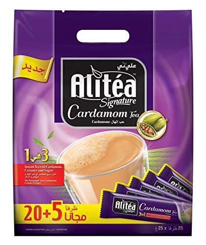 Alitea Alitea Signature Cardamom 3 in 1 Instant Tea 25 Sachet Packet, (25 X 25g), 625g