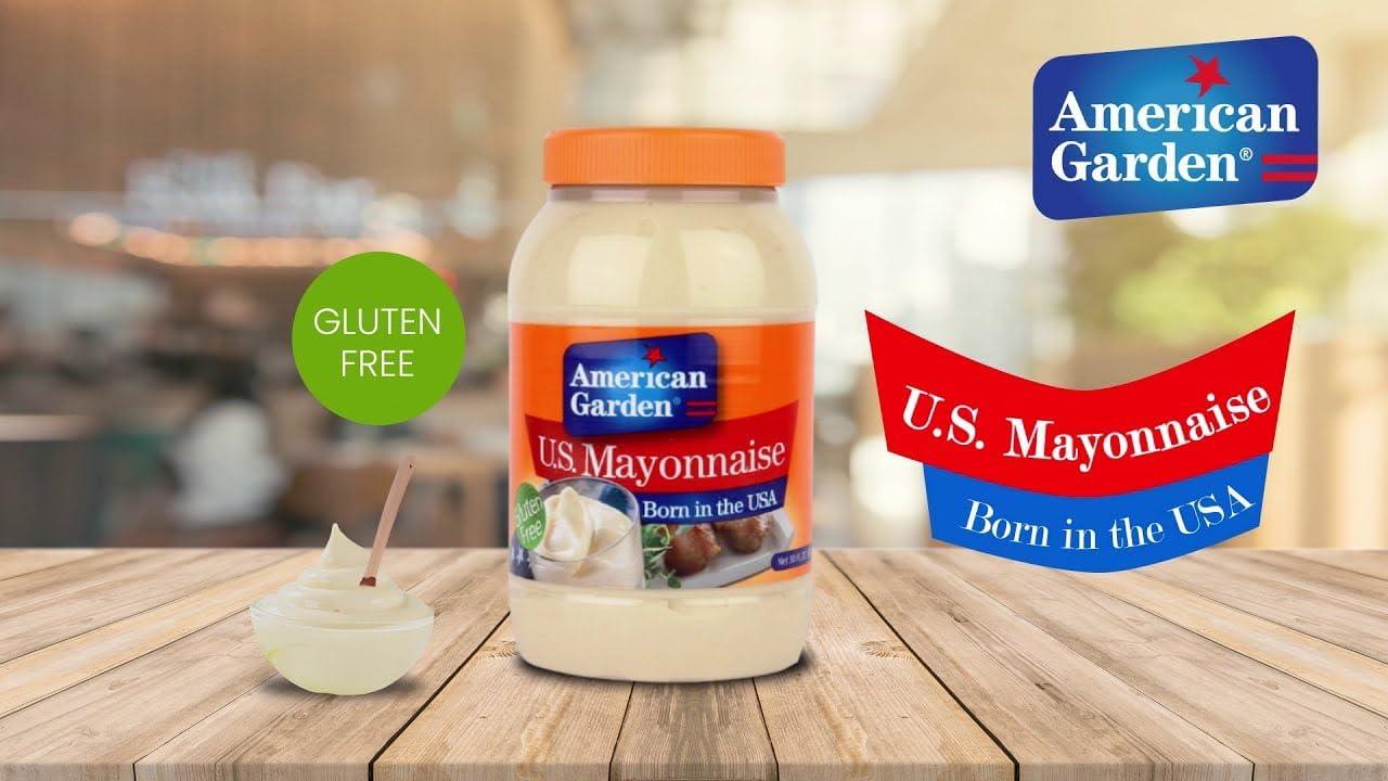 Generic American Garden U.S. Mayonnaise With Authentic American Recipe Perfectly Rich And Creamy Taste 887ml