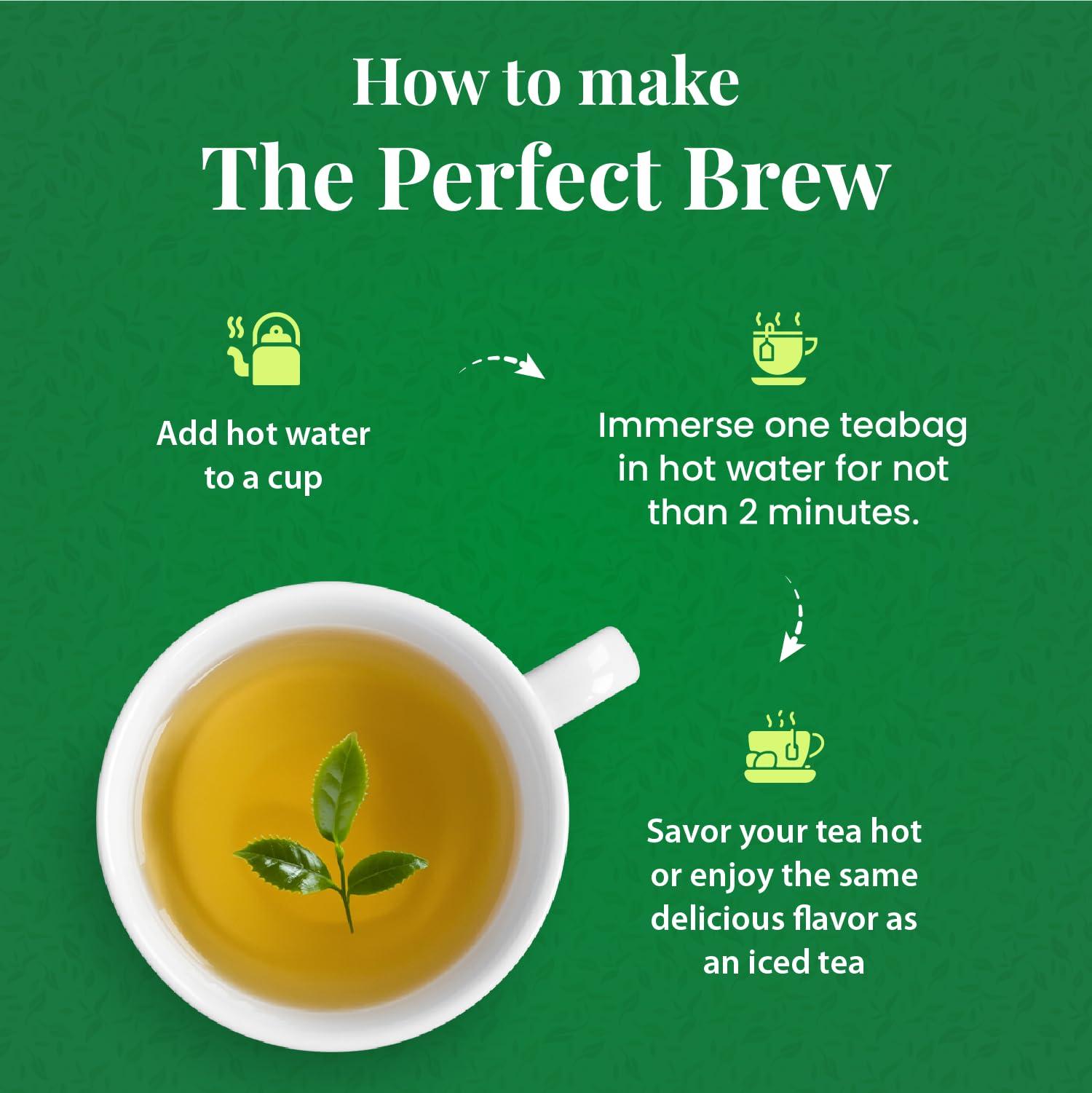 Twinings Twinings Green Tea Earl Grey, 25 Teabags, Green Tea, Delicate Citrus, Bright & Perky