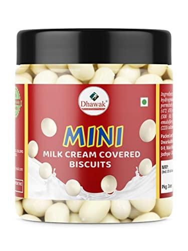 DHAWAK DHAWAK Milk Cream Chocolate Biscuits - 250 Gms. | Milk Chocolate Biscuit Balls- Chocolate Crunchies, Chocolate Balls for Cake Decoration |