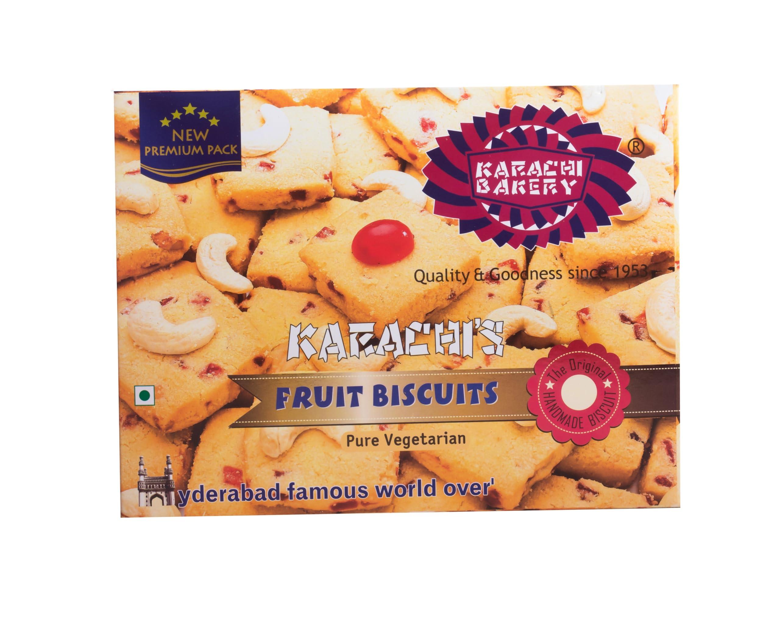 Karachi Bakery Karachi Bakery Fruit Biscuits, 800g ( Pack of 2, 2 X 400 grams )