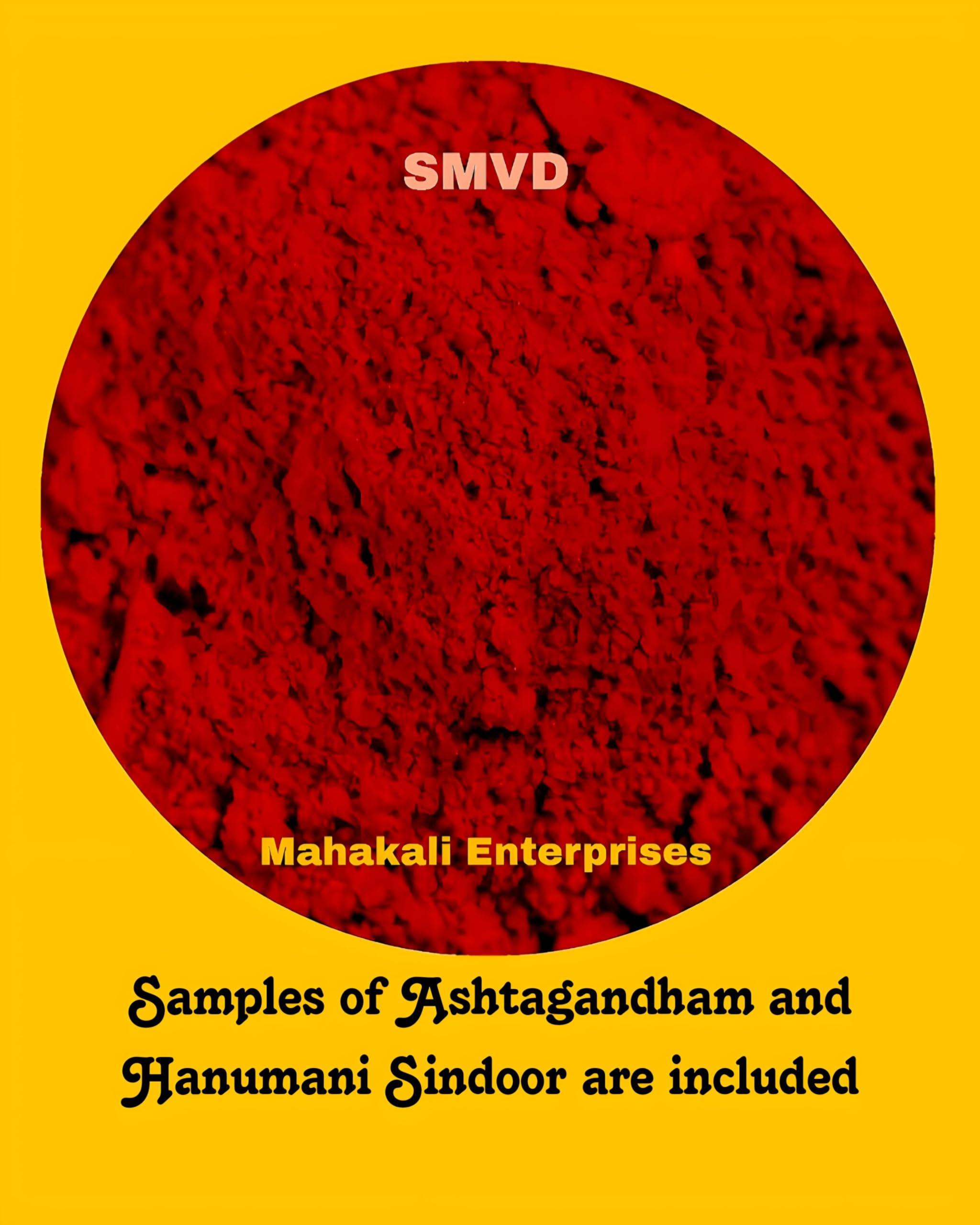 SMVD SMVD VAISHNODEVI Super Real Rose Red Sindoor Kumkum - Lal Sindhoor- Red Kumkum Powder Vermillion - Red Suhag Sindoor 100 G