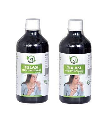 GJ Global herbs Thulasi thoothuvalai juice(combo of 2)-500ml+500ml