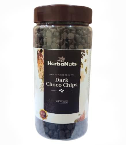 Almond Associates Almond Associates Dark and White Chocolate Chips Combo 500gms, Chocolate Chips, Dark Chocolate Chips Packet for Cake, Chocolate Chips for Cake Decoration Combo Jar Pack