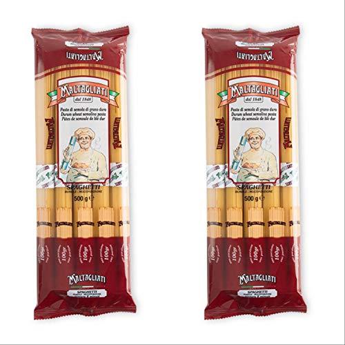 Maltagliati Maltagliati Spaghetti [Offer Buy 1 get 1 Free] Bundle of 5 Italian Pasta (Imported from Italy) 500 Grams