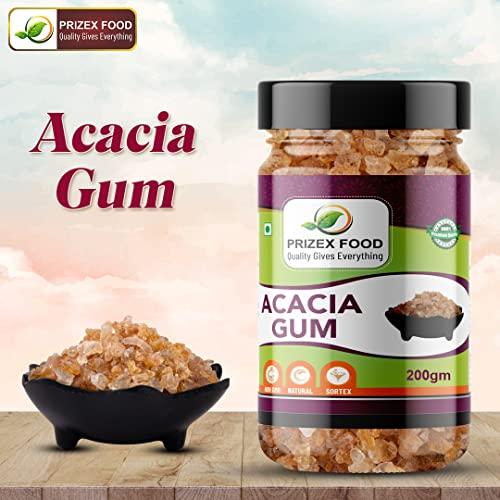 Prizex Prizex Naturals Desi Babool Gond Batan | Acacia Gum | Lal Gondh (200 GM)