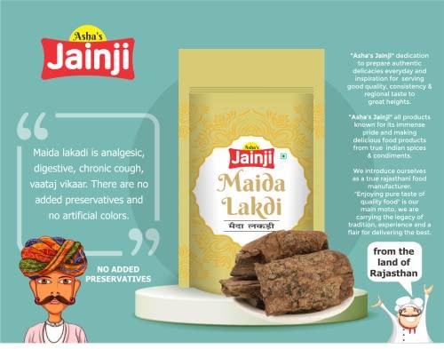 Jainji Jainji Maida Lakdi 1KG | Litsea Glutinosa Powder | Maida Wood Powder | Pure & Natural | Healthy & Medicinal Uses (Pack Of 1)