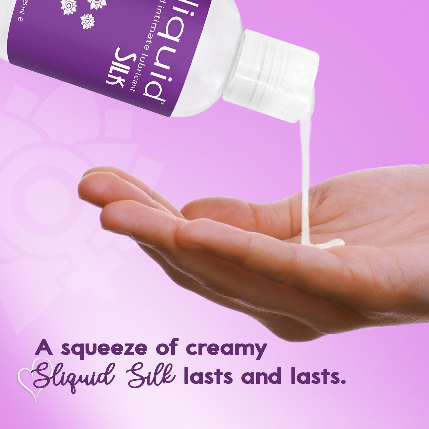 Sliquid Sliquid Silk Hybrid Lube Glycerine and Paraben Free Bottle, 4 oz/118 ml