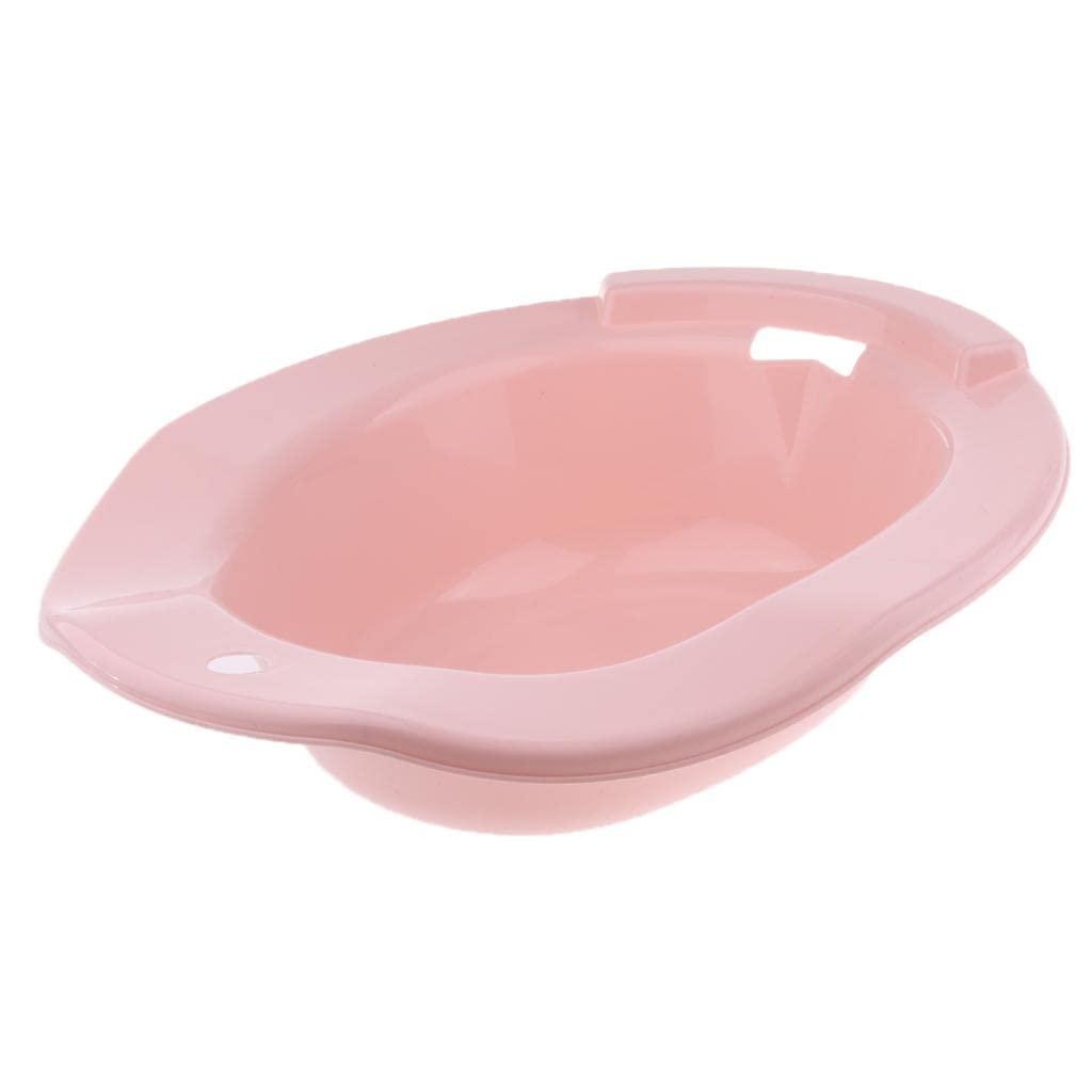 THE STYLE SUTRA Hip Bath Tub Sitz Bath for Toilet Maternity Hemorrhoid Avoid Squatting Pink
