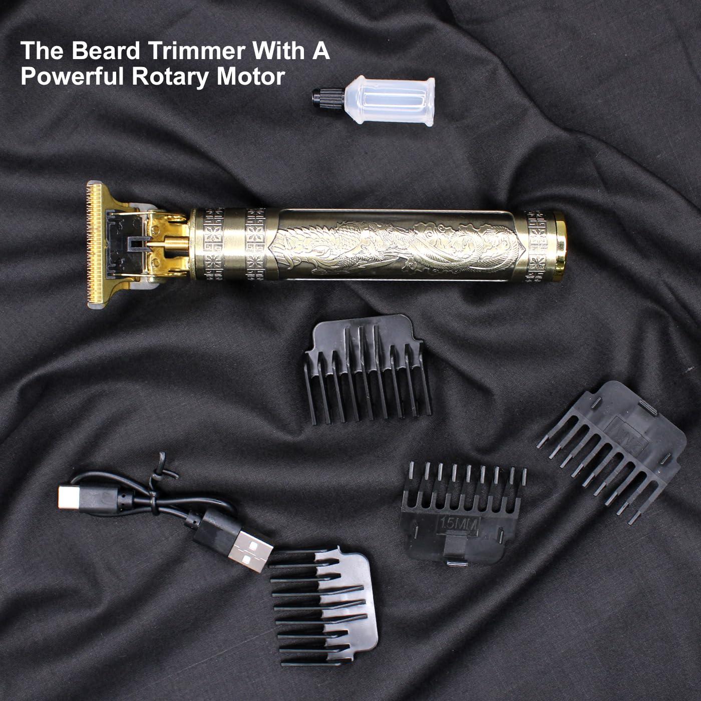 GLAN GLAN Professional Battery Powered Hair Trimmer For Men Rechargable Beard Trimmer Adjustable Shaving Kit For Mens And Boys