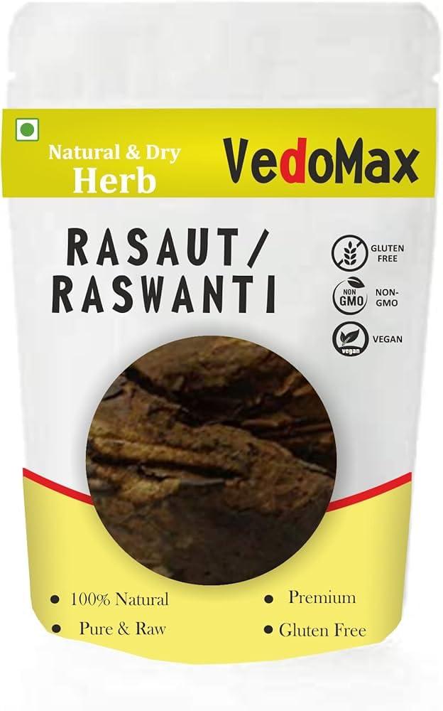 VedoMax VedoMax Rasot - Rasaut - Rasont - Shudh Rasot - Shudh Rasont - Daru Haldi Ki Rasot - Black Rasot - Berberis Aristata - - (200 GM)