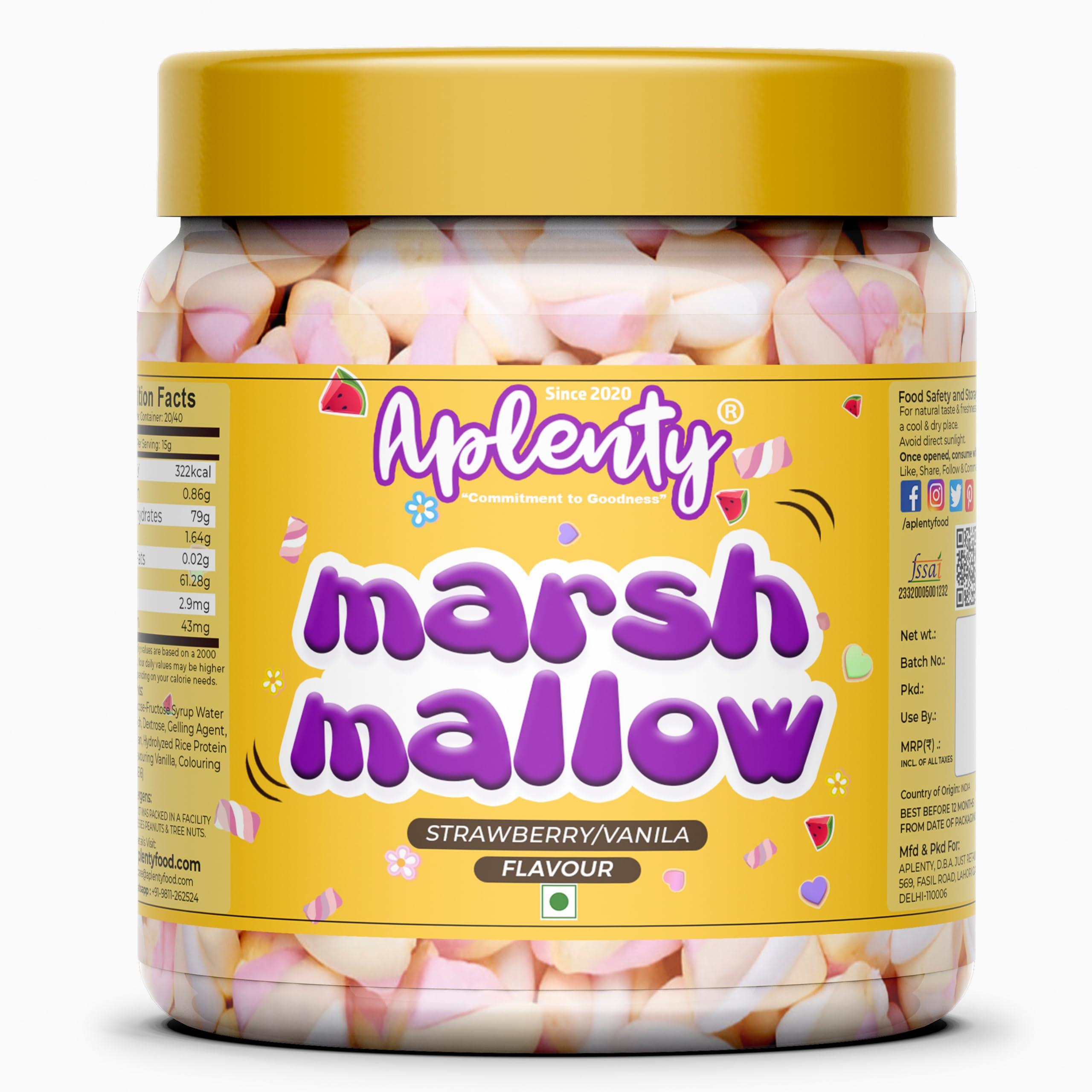 Tastify Tastify Vegan Twist Marshmallows Candy - 175 Gms (80 Pieces) ~ Assorted Fruit Flavour ~ Pure Veg Twisted Shape Marshmallow