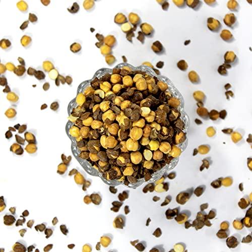 Swiss Naturals Swiss Naturals Roasted Salted Chana Whole | Bhuna Chana With Skin | Desi Chickpeas Snacks | Bengal Gram Organic, 900g