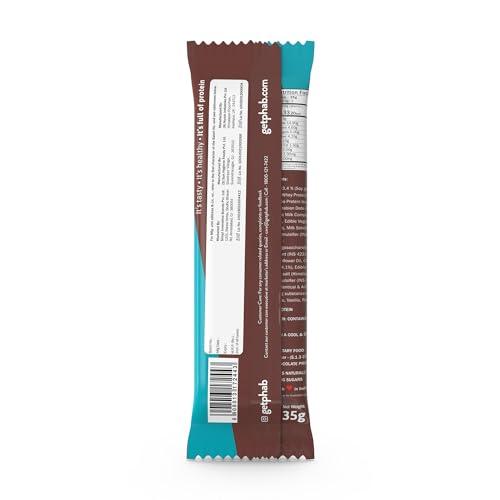 Phab Phab Chocolate Brownie 11G Protein Bars (Pack Of 6), Pea Isolate, High Fiber, No Preservatives For Energy, Fitness & Immunity With Goodness Of Dates & Cocoa Powder, 210 Gm