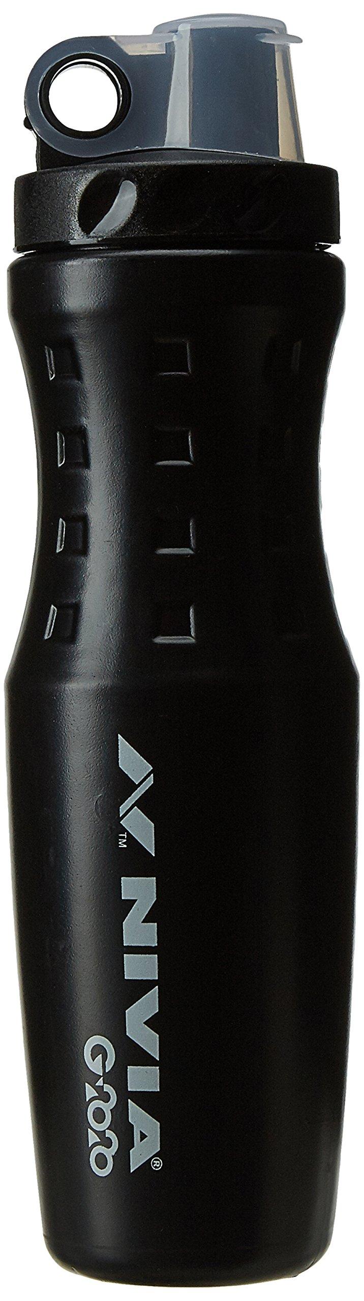 Nivia Nivia G 20-20 Plastic Sipper/Bottle - Black (600 ml, Pack of 1) Wrist Support (Black)
