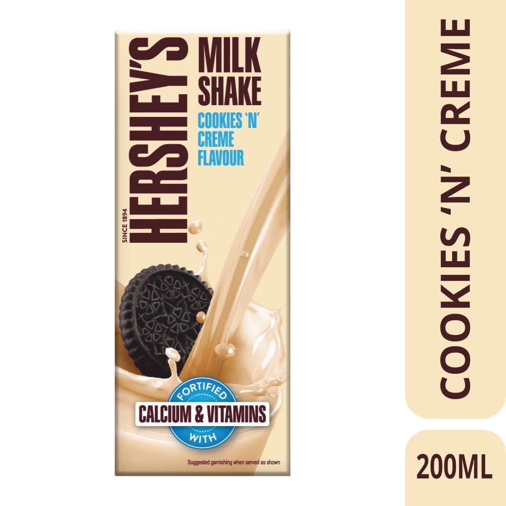 HERSHEY'S Big Bazaar Combo - Hershey's Milk Shake, Cookies and Cream, 200ml (Buy 2 Get 1, 3 Pieces) Promo Pack
