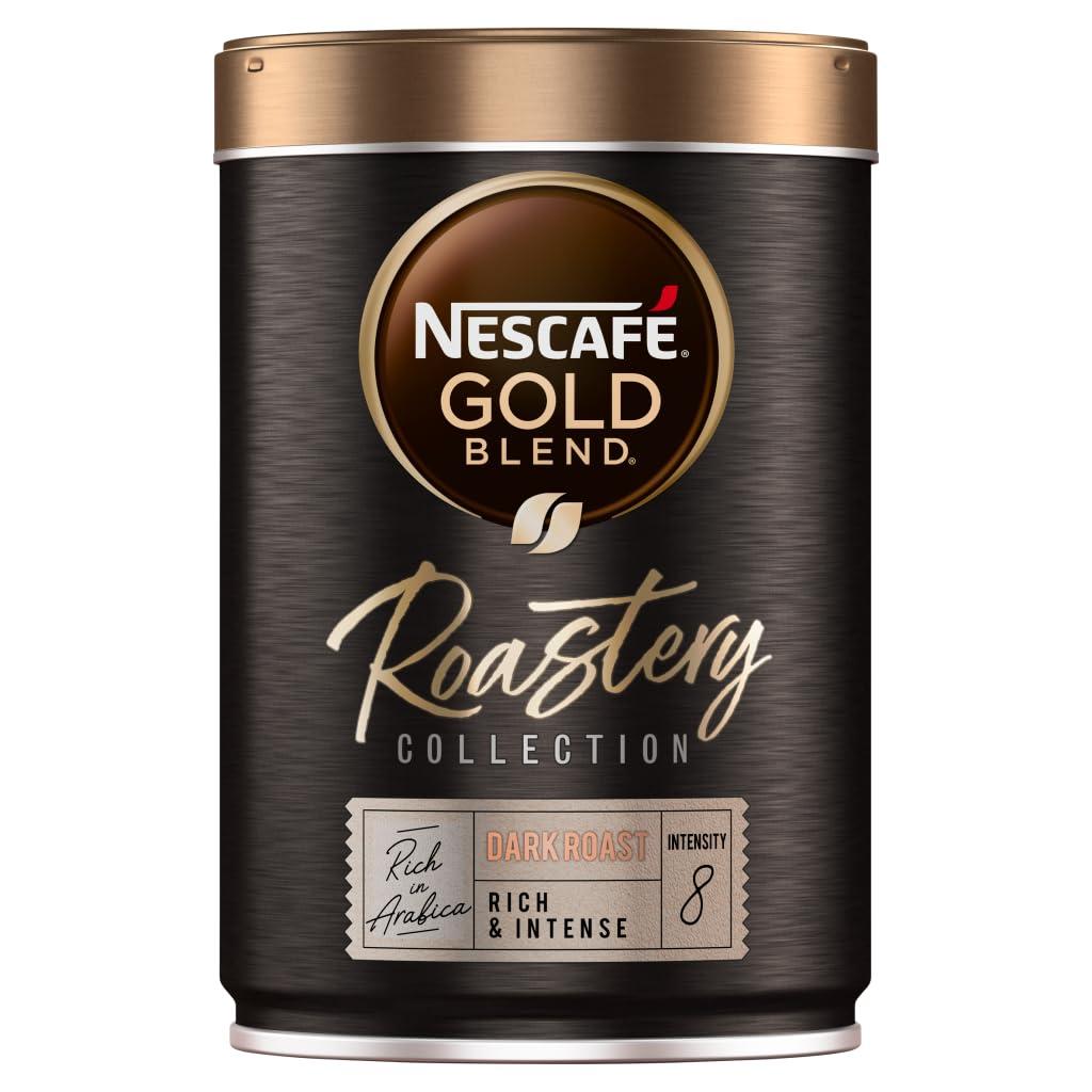 Nescafé Nescafe Gold Blend Roastery Collection Dark Roast Rich & Intense Ground Coffee, 3.53 Oz, 100 G Tin - Box