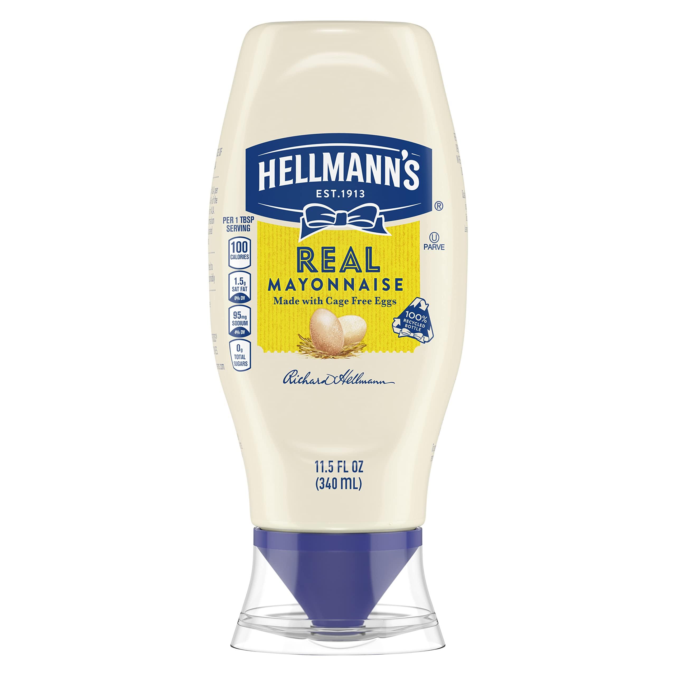 Hellmann's Hellmann's Real Mayonnaise, 340 g, White & Blue