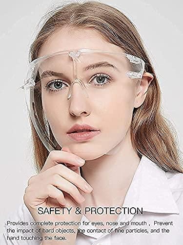 PSEUDO PSEUDO Transplant Face Shield Mask | Transparent Face Shield Mask For Men\'s and Women\'s | Anti-Fog Durable Safety Face Mask| PACK OF 1