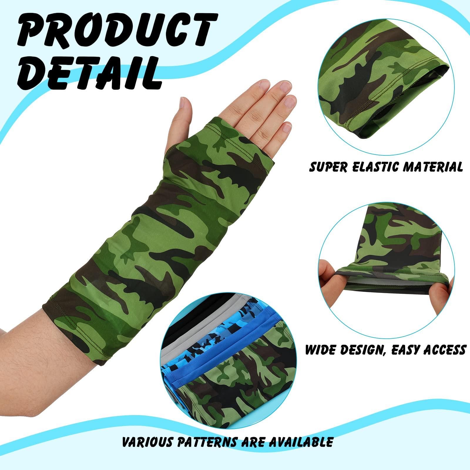 Boao 6 Pack Arm Cast Cover Elastic Cast Sleeve Arm Decorative Cast Cover Removable Washable Arm Cast Protector