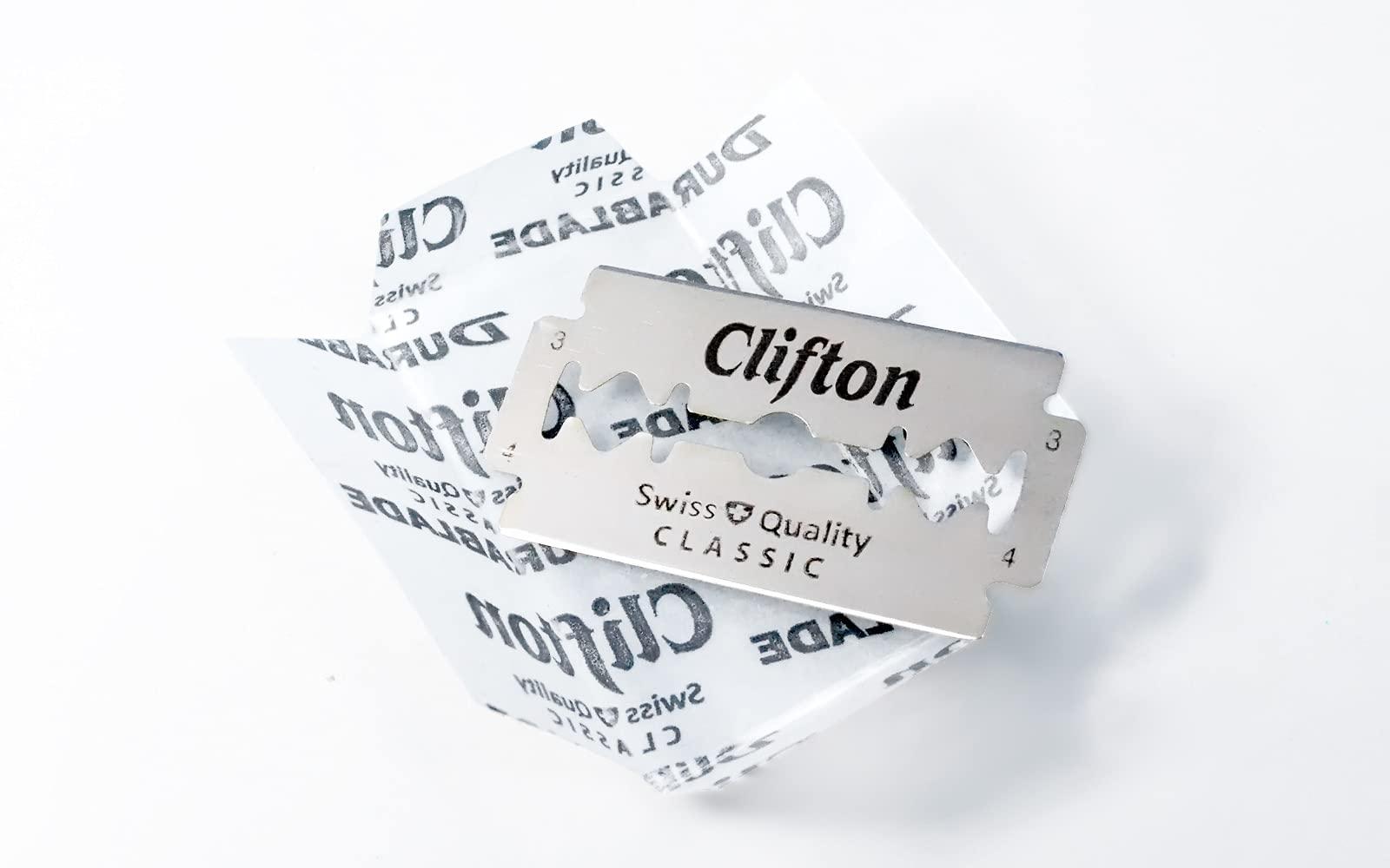 Durablade 100 Clifton Classic Double Edge Razor Blades For Safety Razor - Mens Safety Razor Blades For Shaving For Men For A Smooth And Clean Shave (1 Year Supply)