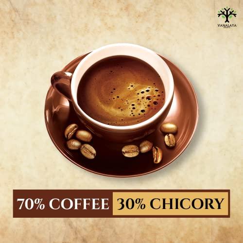 VANALAYA Vanalaya Southern Classic Instant Coffee Chicory Mix of 70% coffee & 30% chicory (50gm)