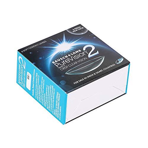 Bausch & Lomb Bausch & Lomb Pure Vision 2 with Lens Care Kit Contact Lens - 6 Pieces (-4.25)
