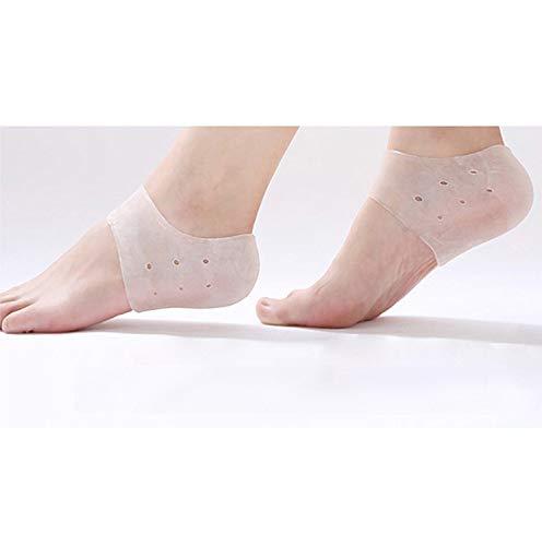 FAYBY Fayby Silicone Gel Heel Pad Socks, Heel Swelling Pain Relief,Dry Hard Cracked Heels Repair Cushion, Ankle Support Pad for Men & Women (1 pair)(Free Size)