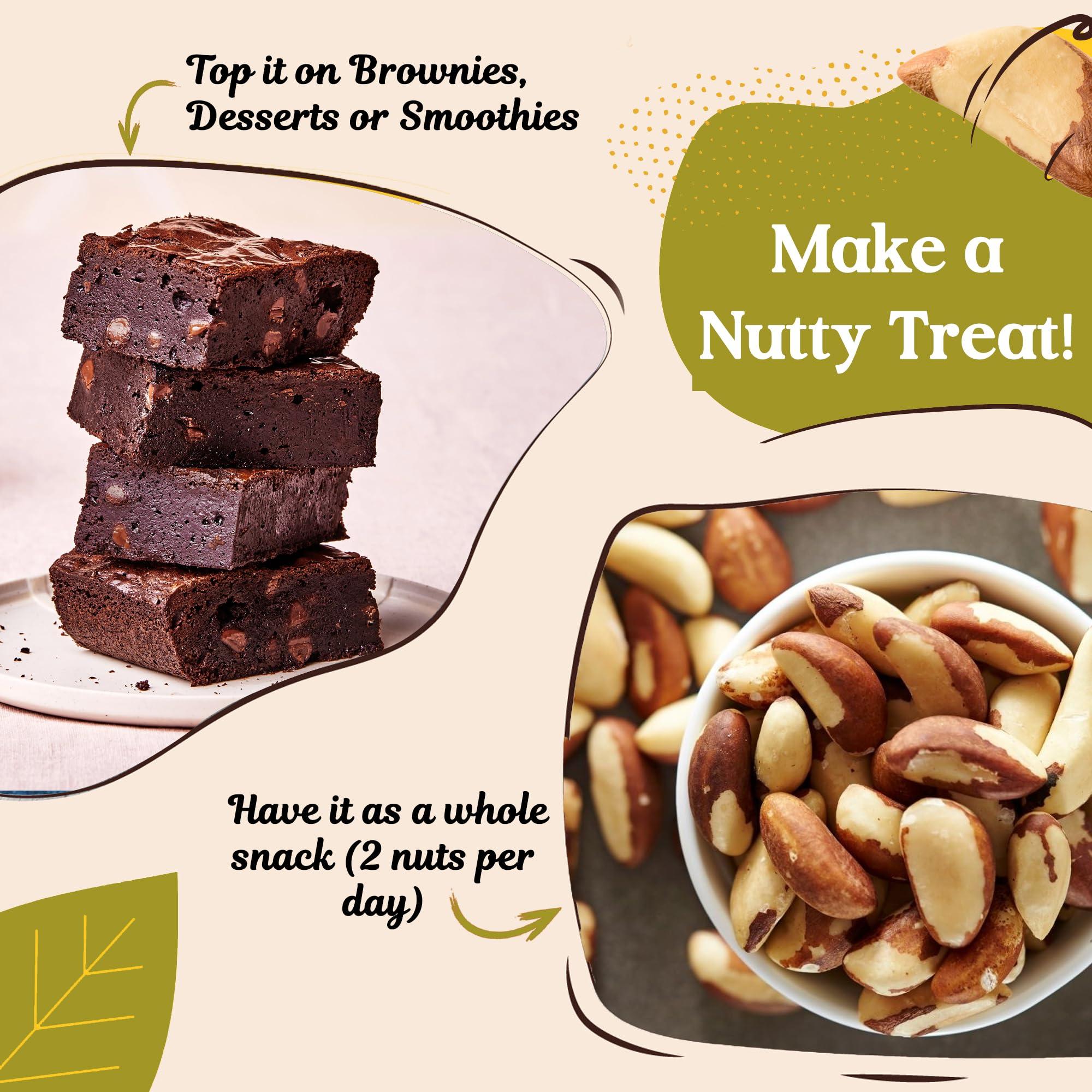 urban platter Urban Platter Exotic Brazil Nuts, 1Kg [ Grade A | Rich in Selenium]