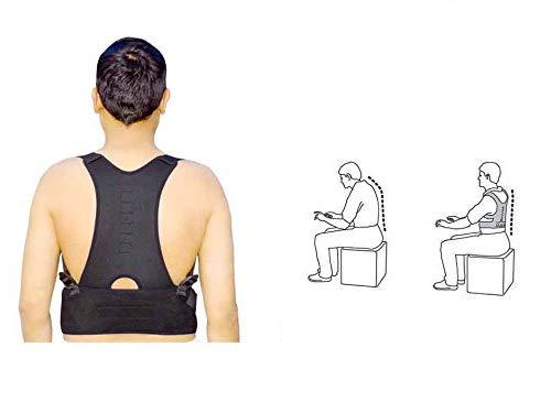 House of Quirk House of Quirk Posture Support Brace | Best Fully Adjustable Support Brace | Improves Posture and Provides Lumbar Support | For Lower and Upper Back Pain (XL)