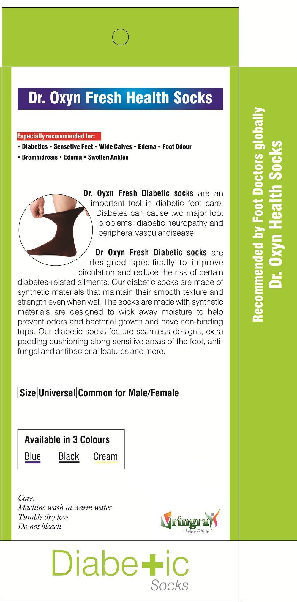 OXYN Oxyn Fresh Diabetic Care Socks For Men & Women (One Pair)