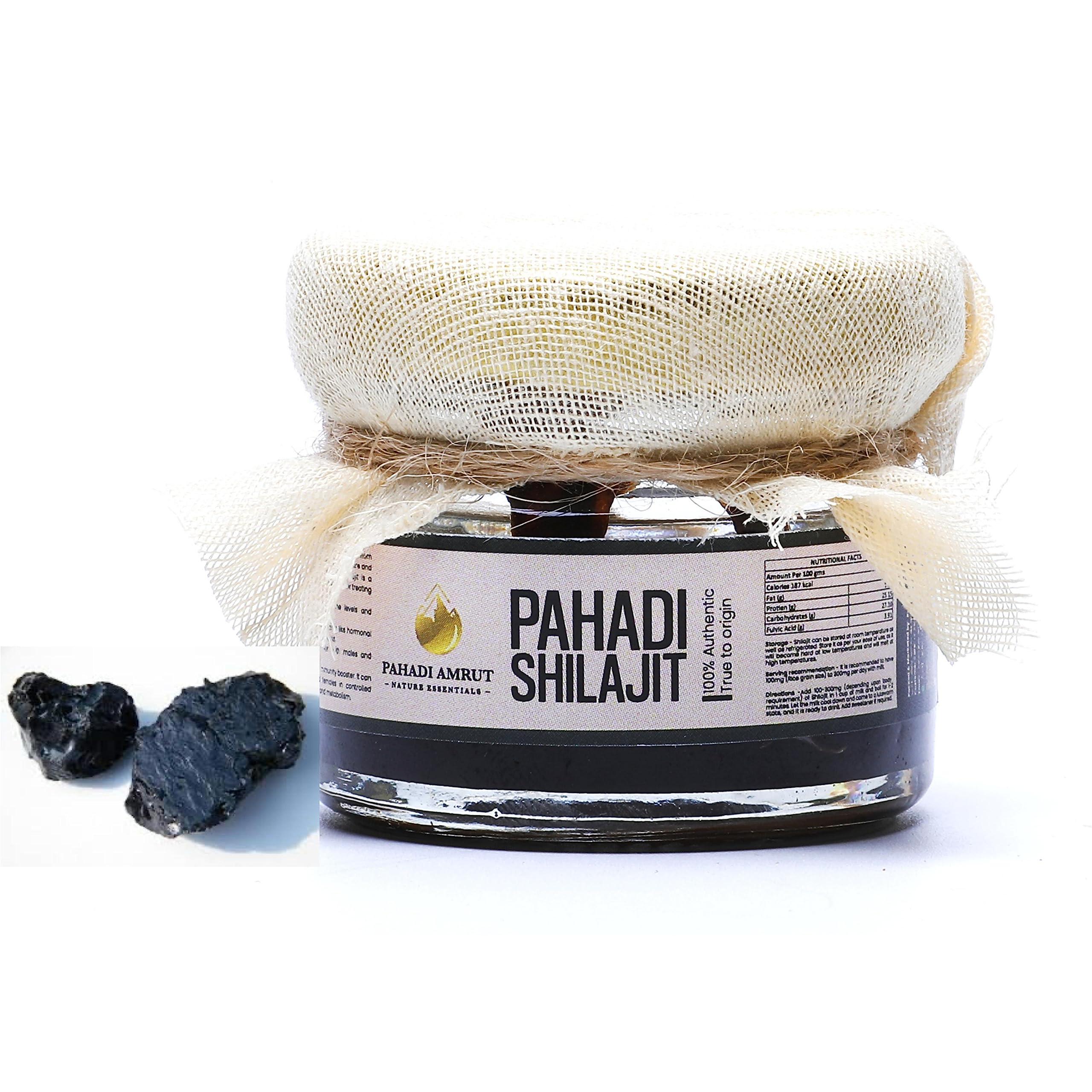 Pahadi Amrut Pahadi Amrut Shilajit | 100% Natural Himalayan Shilajit I Pure Shiliajit 10G Paste