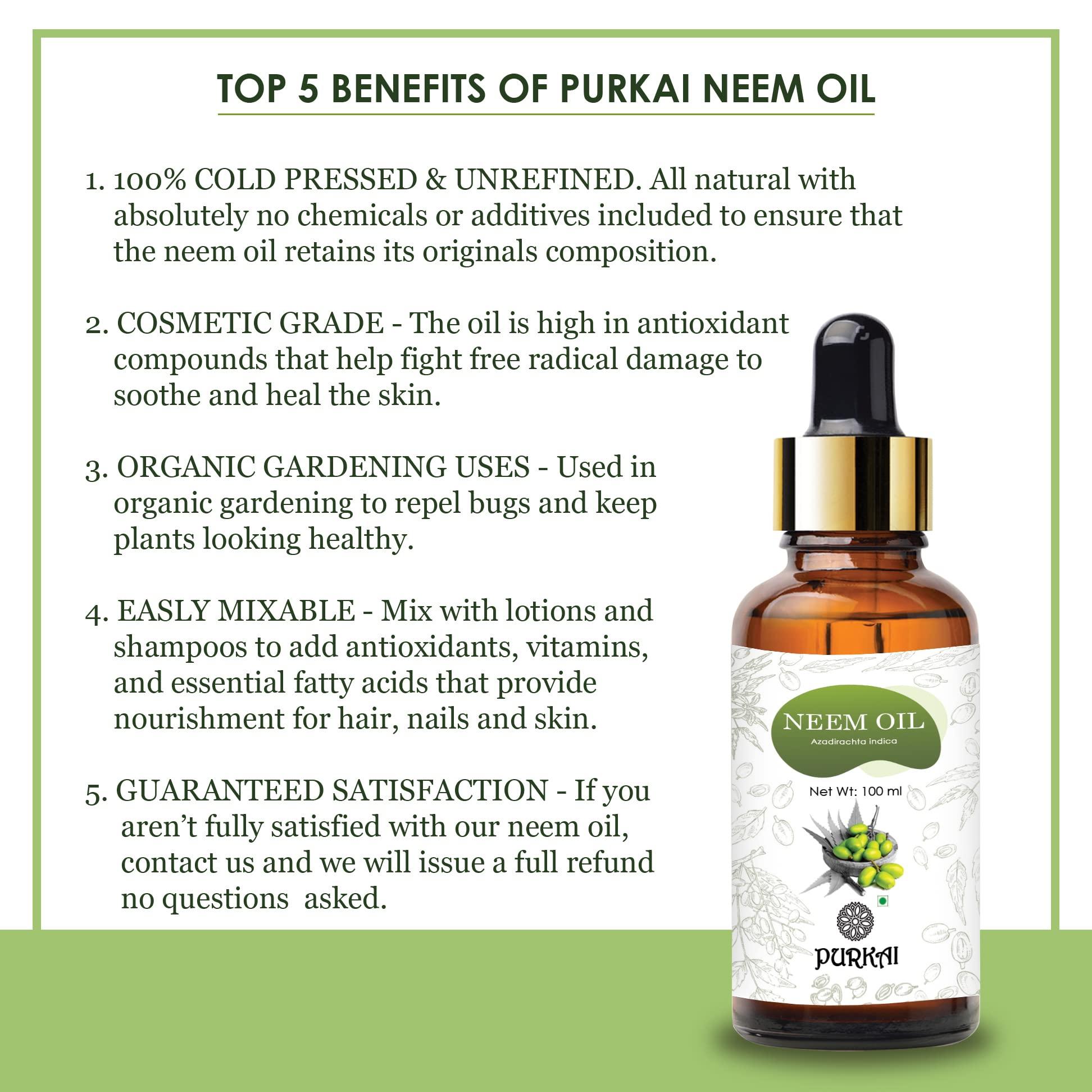 PURKAI Neem Seed Oil 100ml