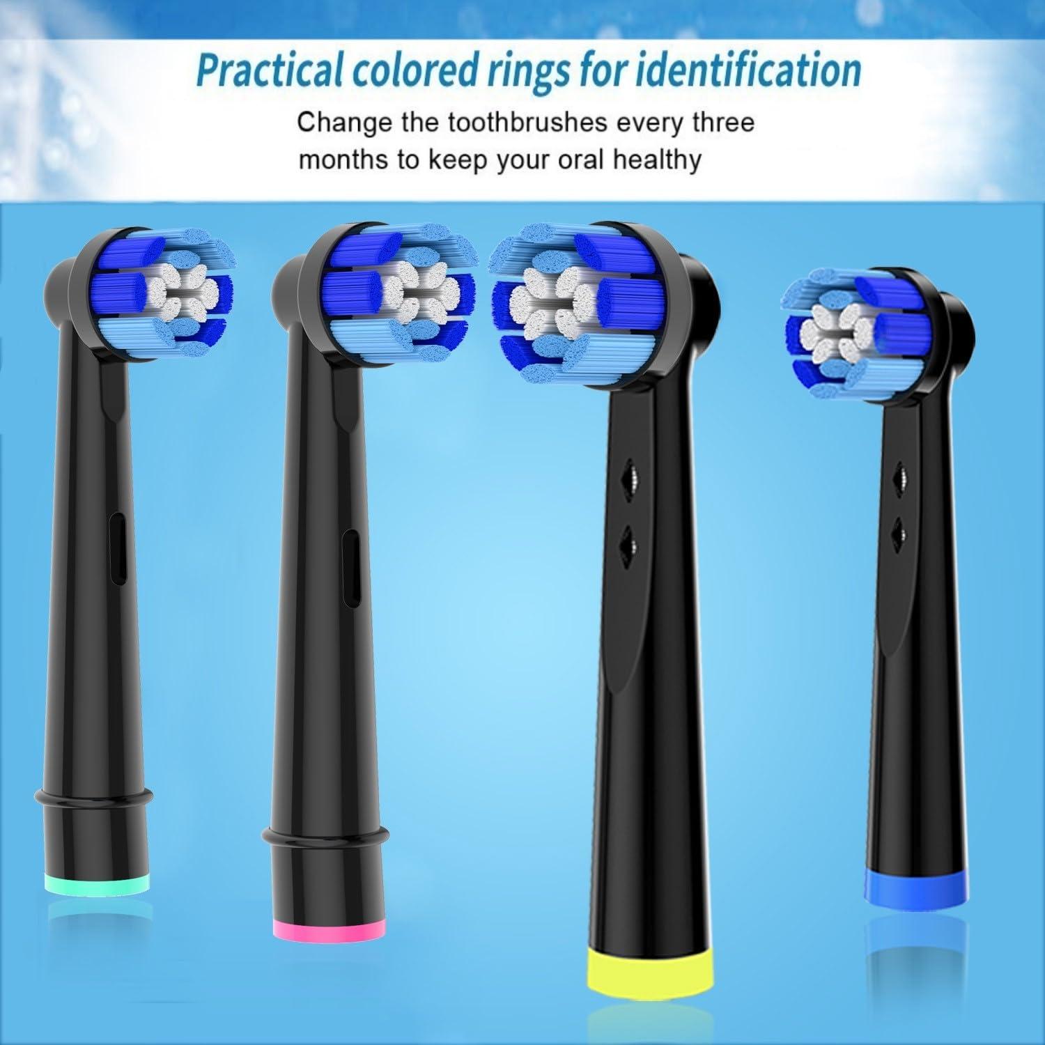 FREZAHN 8pcs Replacement Toothbrush Heads Compatible with Oral B Electric Toothbrush - Replacement Toothbrush Heads Compatible with Braun Oral B Toothbrush