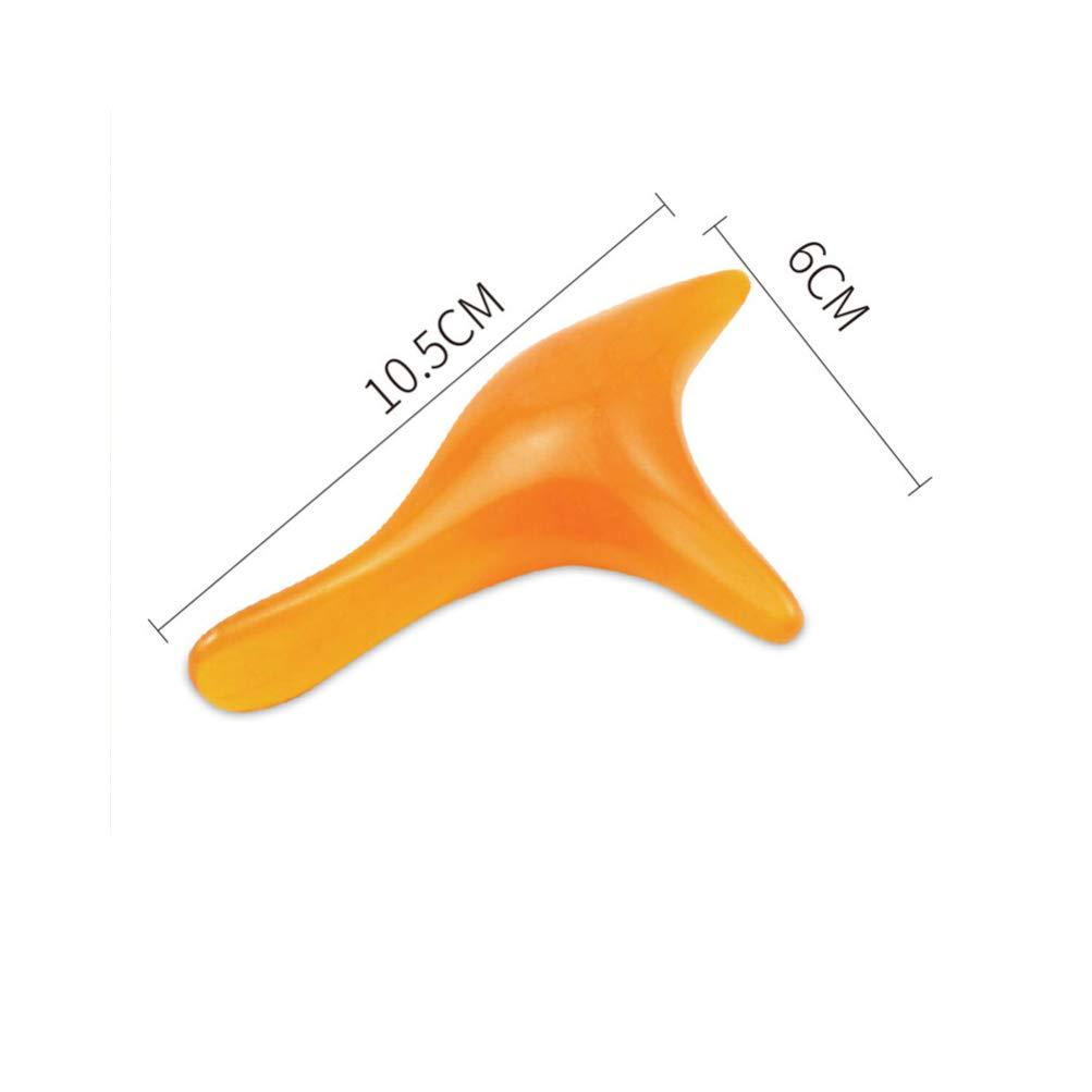 HEALLILY HEALLILY 3Pcs Resin Massager Guasha Tools Scraping Massage Plates Massage Facial Board Kit for Face Skin Massage ( Dog, Turtle, Birds Shape )